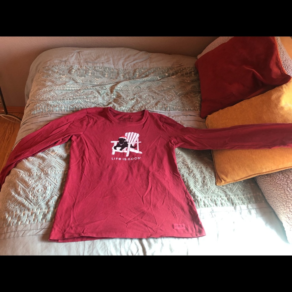 Life IS Good Christmas Long sleeve top